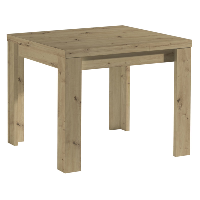Shekhar Dining Table, Knotty Oak, H78 x L80 x W60cm