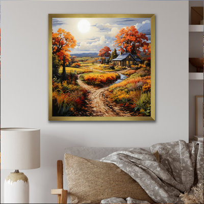 Farmhouse Harvest Pointillism - Countryside Wall Decor