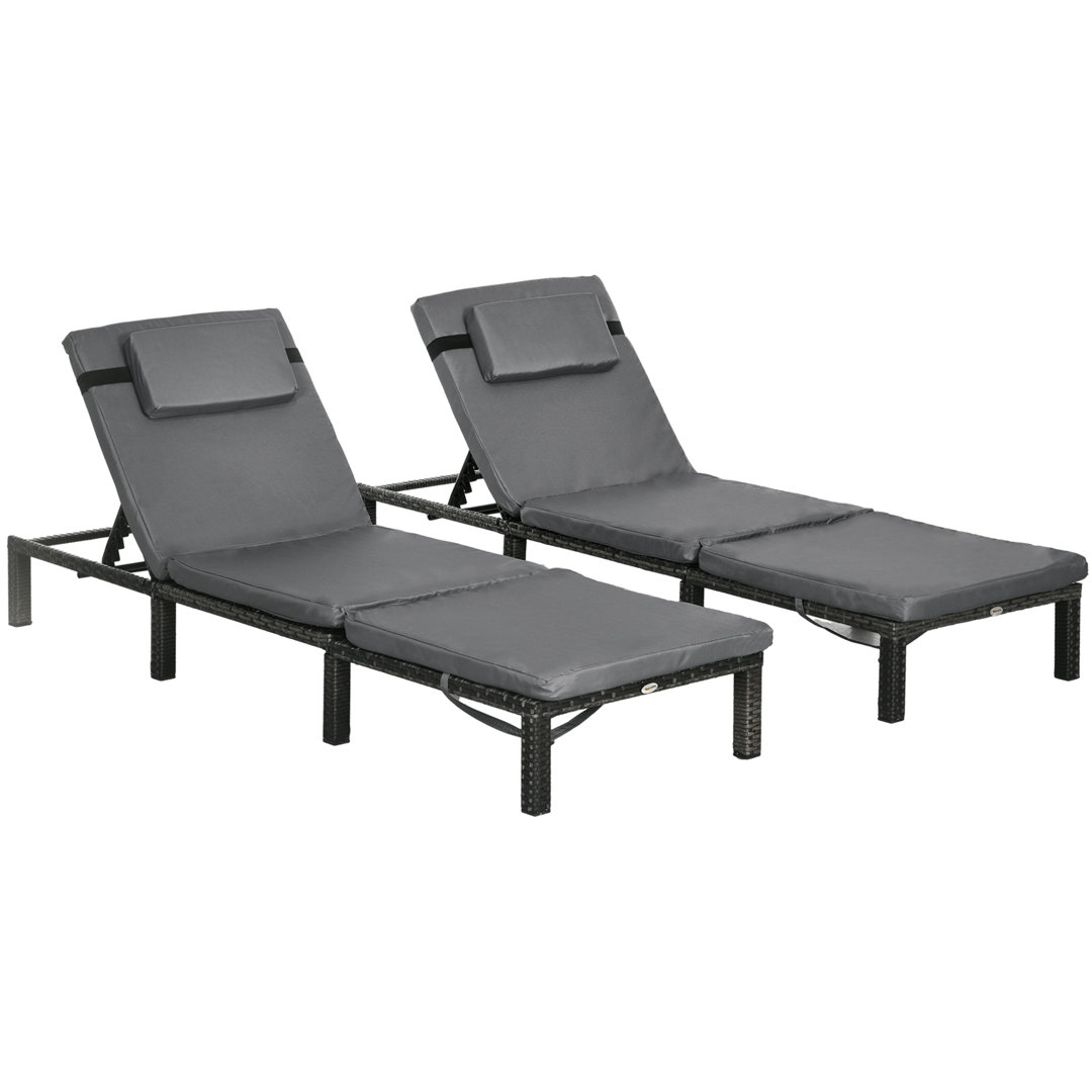Azyrah 195cm Long Double Sun Lounger