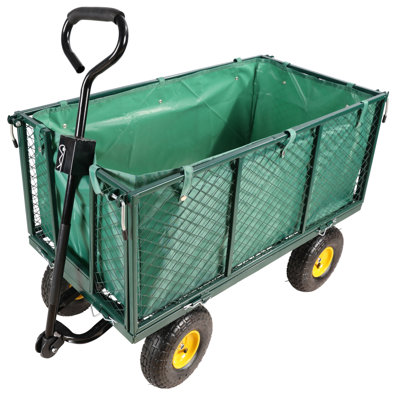 Le chariot à fleurs est plus facile à transporter