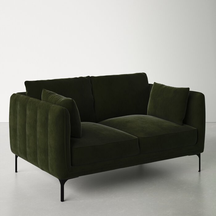 Rae 60'' Upholstered Loveseat & Reviews | AllModern