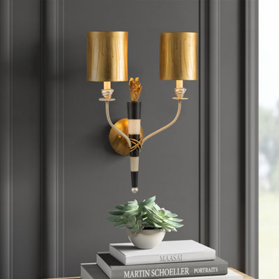 Croyd Steel Armed Sconce