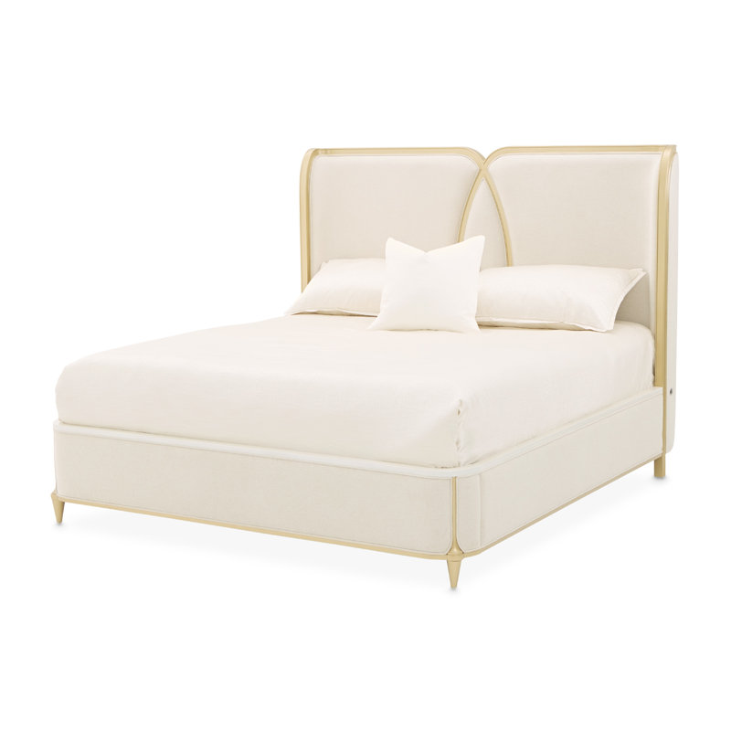 Scotts Square Bed - Light Champagne, King