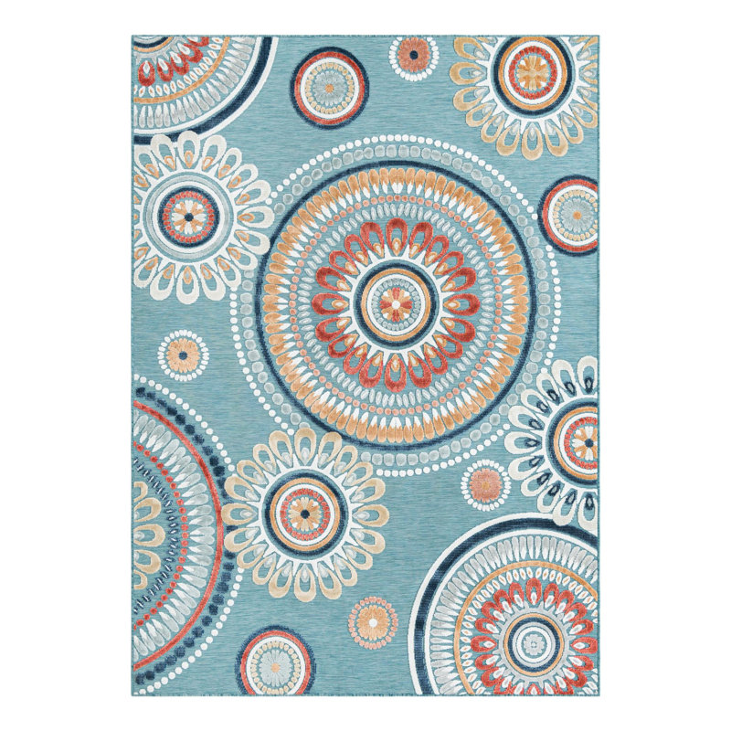 Tapis intérieur / extérieur en spirale hygiénique Firman, Rectangle 6 pi 4 po x 9 pi
