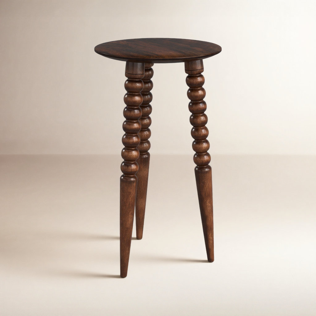 Lessing End Table, Walnut Brown