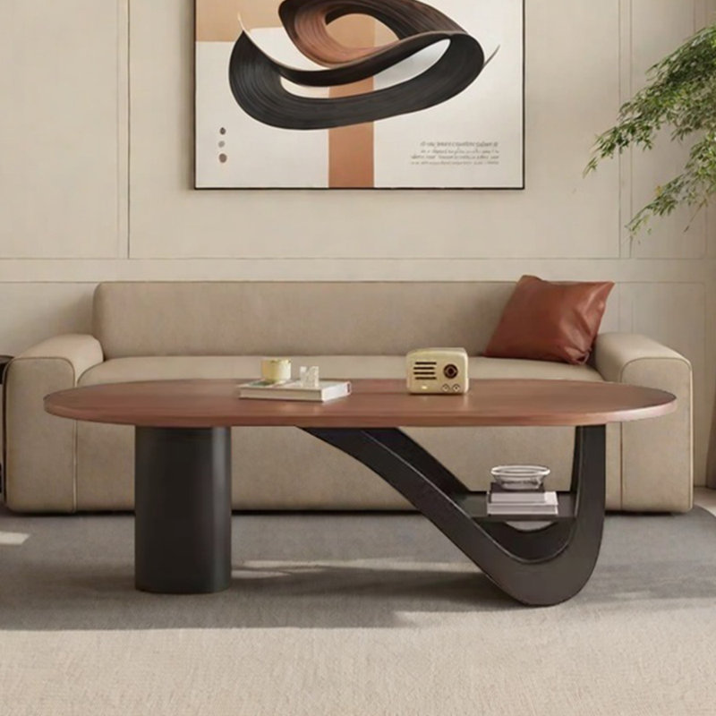 Table basse personnalisée au design rétro, H 16,53 po x L 51,18 po x l 23,62 po