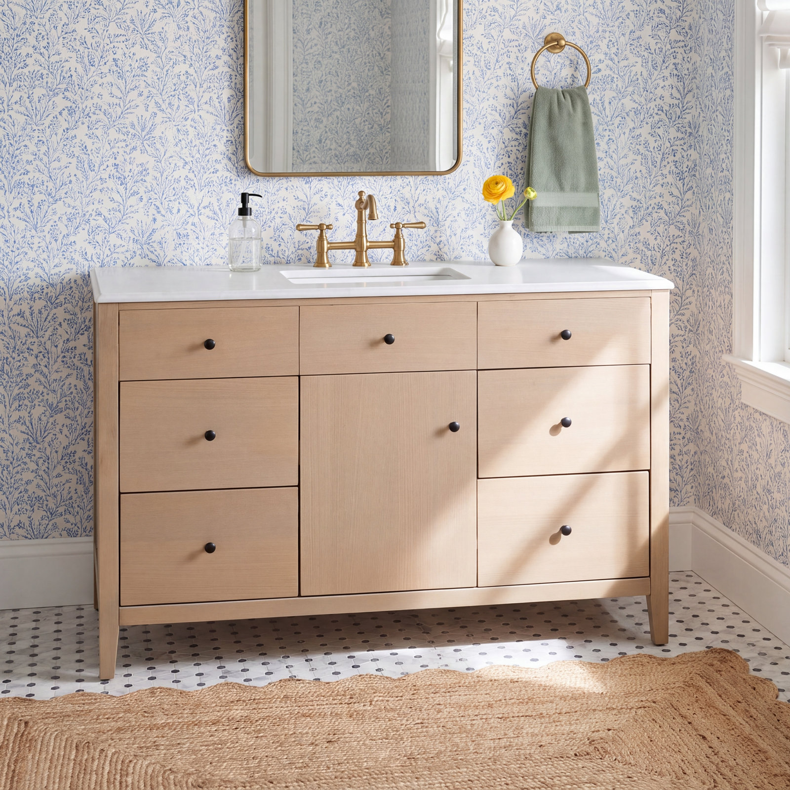 Lili Single Bathroom Vanity, 48"