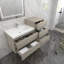 Ensemble de meuble-lavabo mural simple 49 po Moreno Bailey-87461404