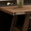 Bureau rectangulaire en bois massif noyer clair-1165372472