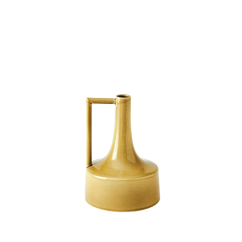 Earthenware Decorative Bottle, Overall Height- 8.25"