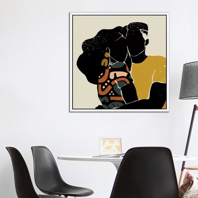 Black Love by Domonique Brown - Print on Canvas