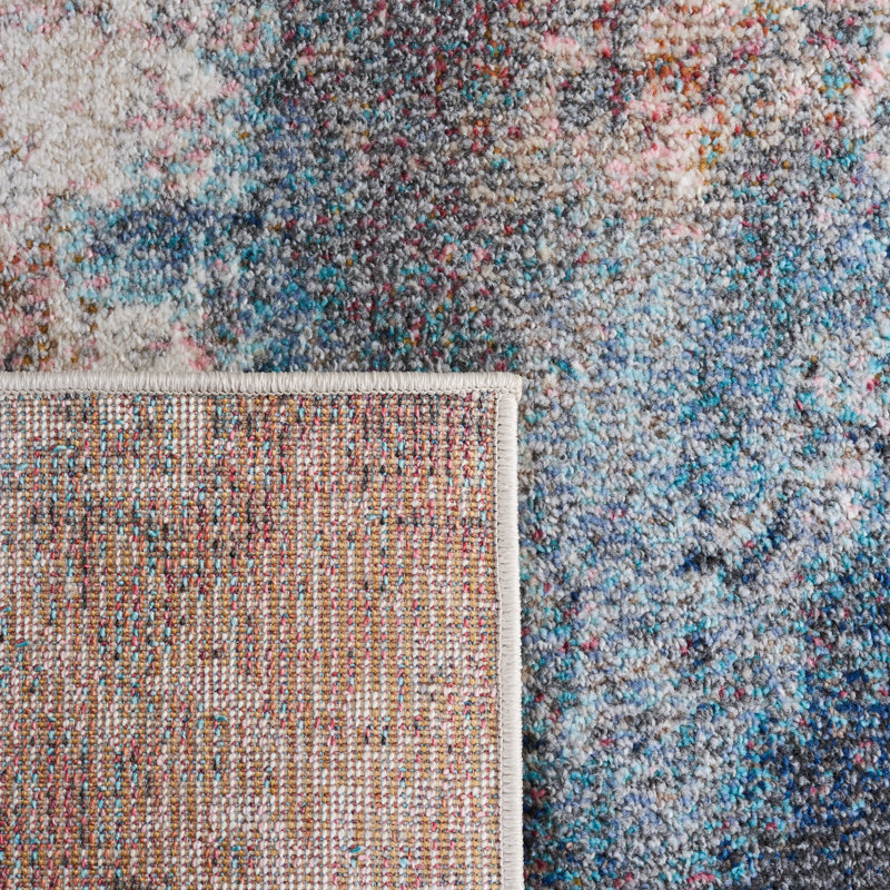 Phoenix Performance Abstract Rug, Round 6'7"