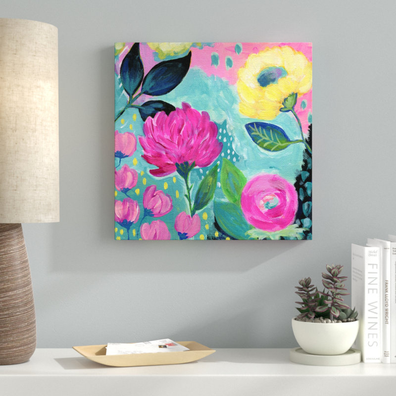 Confident and Strong Print on Wrapped Canvas, 18" H x 18" W x 1.5" D