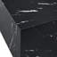 Table basse 39,3 * 23,6 * 11,8 pouces en bois aggloméré noir à texture de marbre - Design luxueux, décoration de salon. Table basse à texture tendance, adaptée à diverses situations et scènes.-1589109892