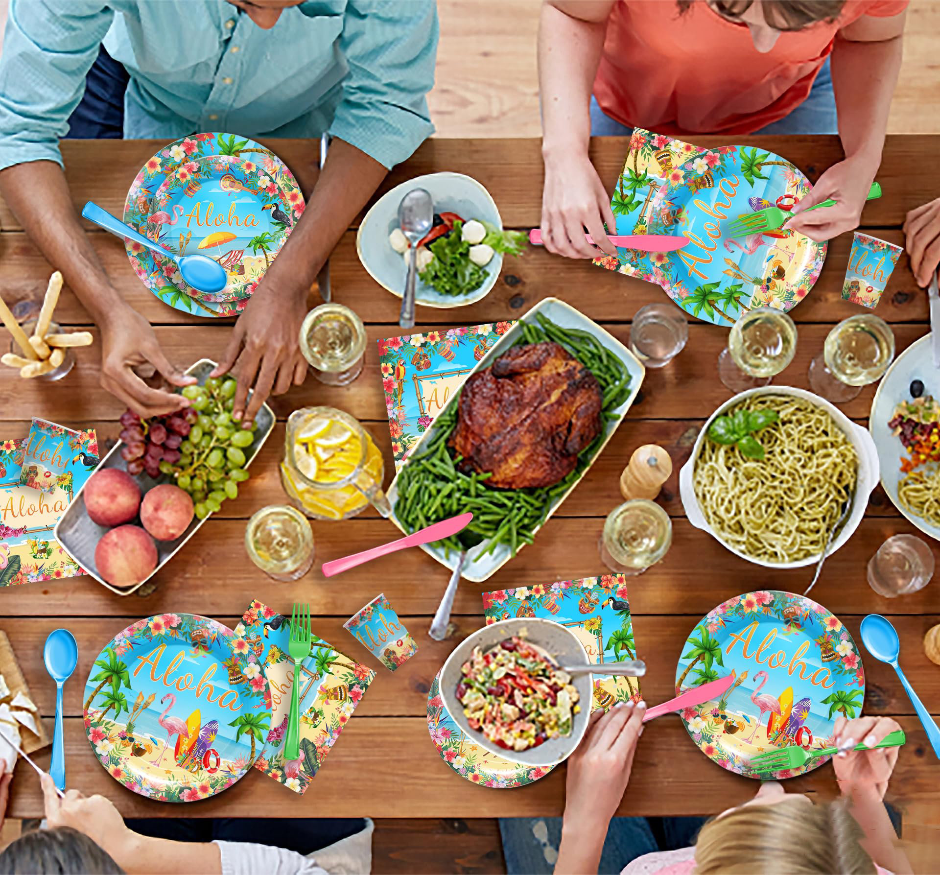 Hawaiian Luau Party Tropical Themed Appetizers Moana Birthday