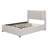 Queen Size Upholstered Platform Bed with 2 Drawers and 1 Twin XL Trundle, Classic Headboard Design, Beige-1530428726-1530428724