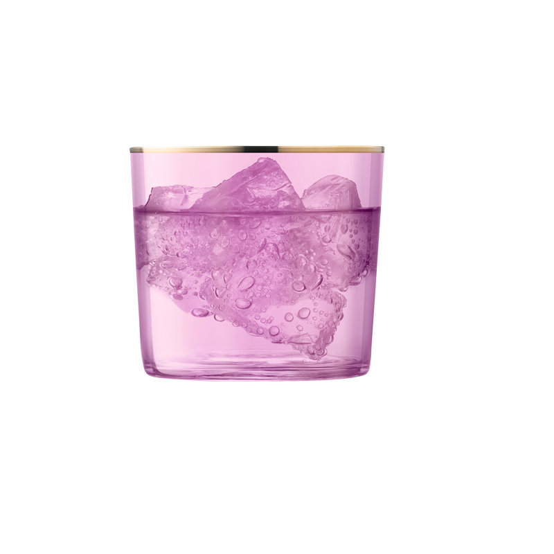 Ensemble de verres 11 onces sorbet, Rose