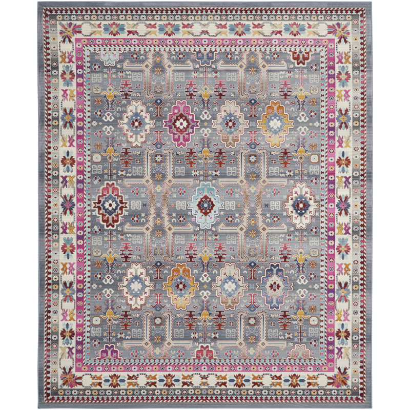 Oldham Ikat Area Rug, Rectangle 2.69 x 3.49cm