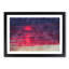 Burning Clouds Painting - Single Picture Frame Print on MDF-56634637-56634638