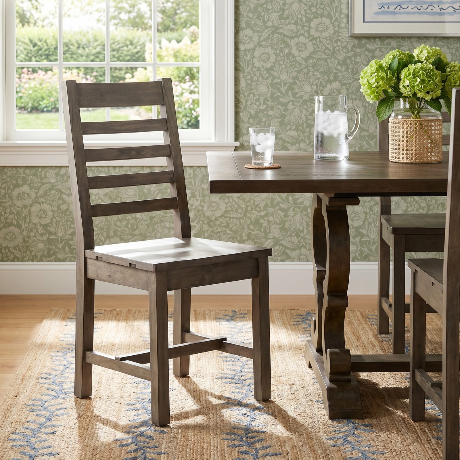 Kinston Pine Dining Chair, Distressed Brown