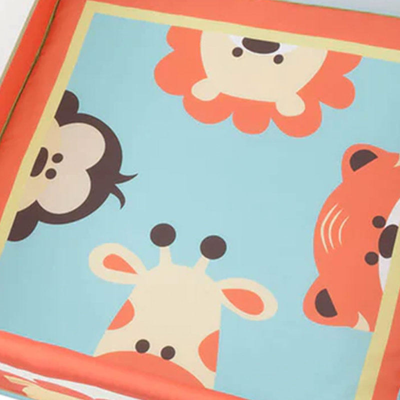 Peek A Boo Pals Bassinet with Mattress