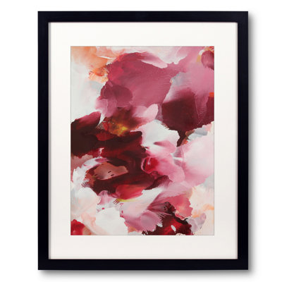 Crimson Charm 02 Print by Usha Shukla