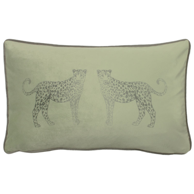 Astin Rectangular Throw Pillow Cover, Green