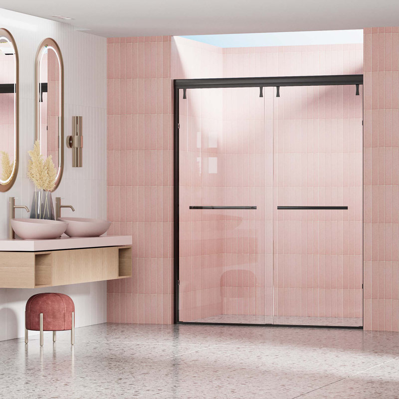 Shower Doors, Matte Black