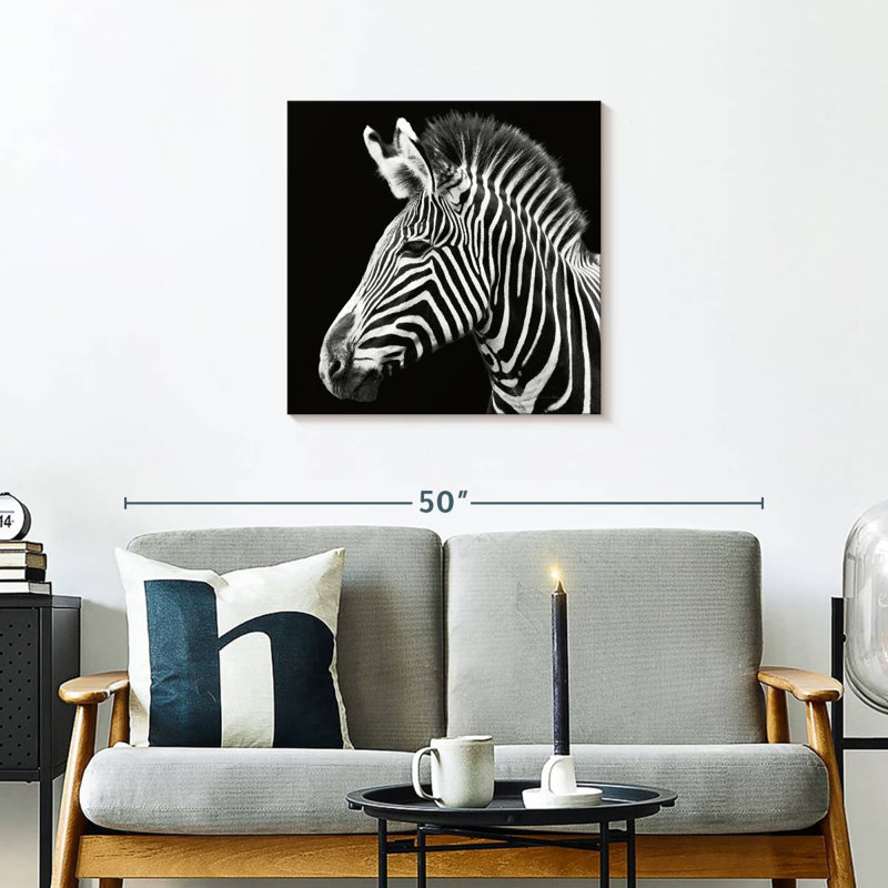 Brampt Zebra Stripes Pattern III, 24" H x 24" W