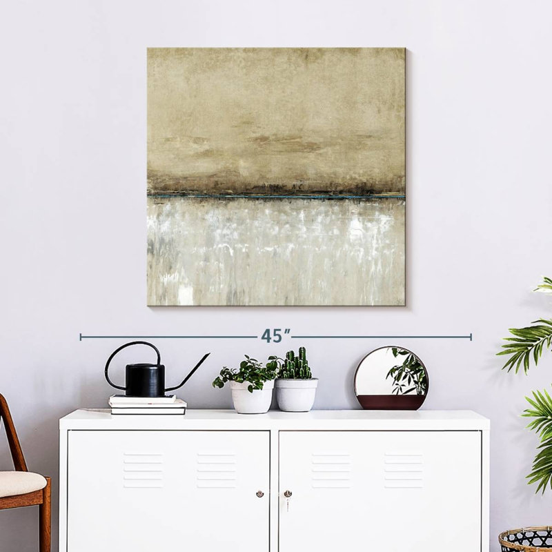 Blue Line I, 30" H x 30" W