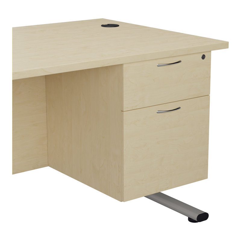 Feena 40cm Wide 2 -Drawer Mobile File Cabinet, Maple