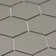Sage 3" x 3" Hexagon Porcelain Matte Mosaic Tile