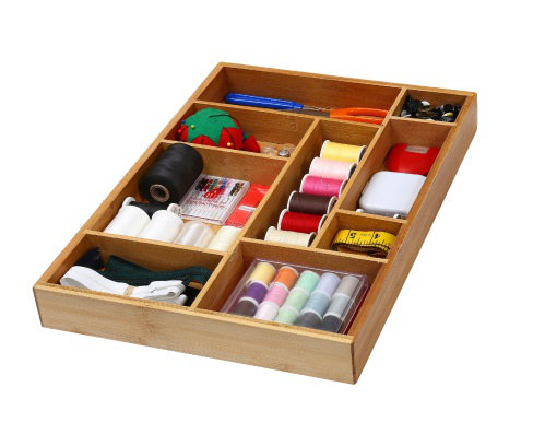 2"H x 12.5"W x 17.5"D Drawer Organizer