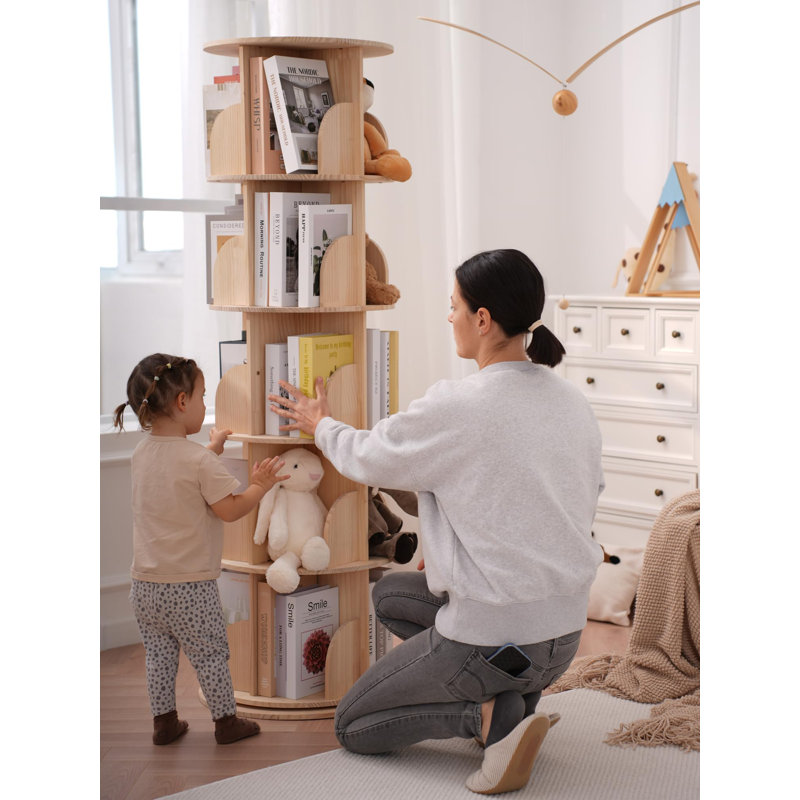 Rodjanae Bookcase, (5 Shelves) 62.5"H x 20.5"W x 20.5"D, Solid Color