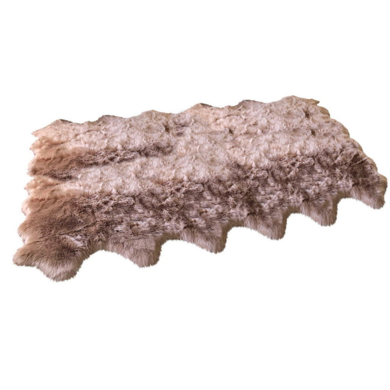 Amaranta Performance Sheepskin Indoor Rug, Novelty 5'5" x 9'2"