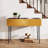 39.4'' Modern Console Table Entryway Table with Two Drawers for Hallway & Behind-Couch Storage