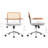 Carli Rattan Leather Office Chair-17401007