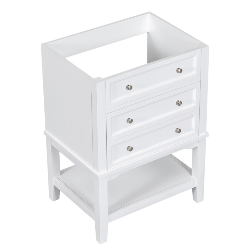 Bathroom Vanity Without Sink (White)