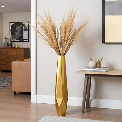27.5" tall resin floor standing vase