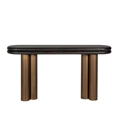 Console en bois massif de style moderne