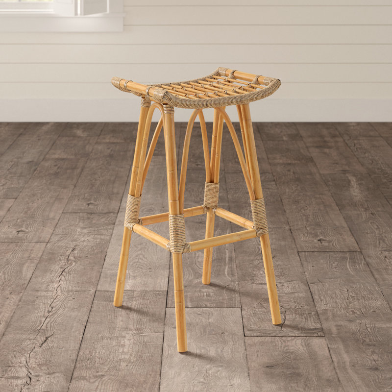 Tabouret de bar et de comptoir Cerita, Brun miel, Tabouret (assise de 30,7 po de hauteur)