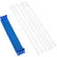 Cannes portatives portables pour chien - Agilité pour augmenter la capacité d'exercice du chiot, plastique blanc, avec sac de rangement, l 120 po x P 23,5 po x H 37 po, réglable Augmenter le niveau d'activité physique, sac