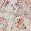 Ensemble de courtepointe à motif floral en coton prélavé-113246482-113246481