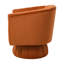 Upholstered Swivel Barrel Chair-1044956920