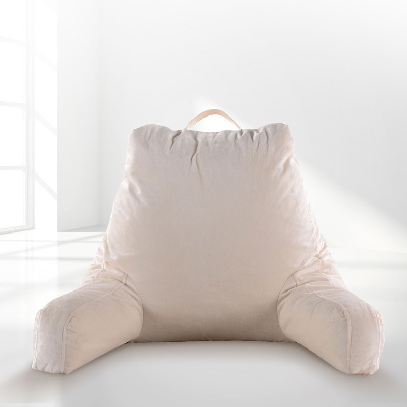 Throw Pillow, Ivory, 20" H x 12" W