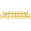 Étagère de rangement H 12,75 po x l 71,5 po Nido-78982308