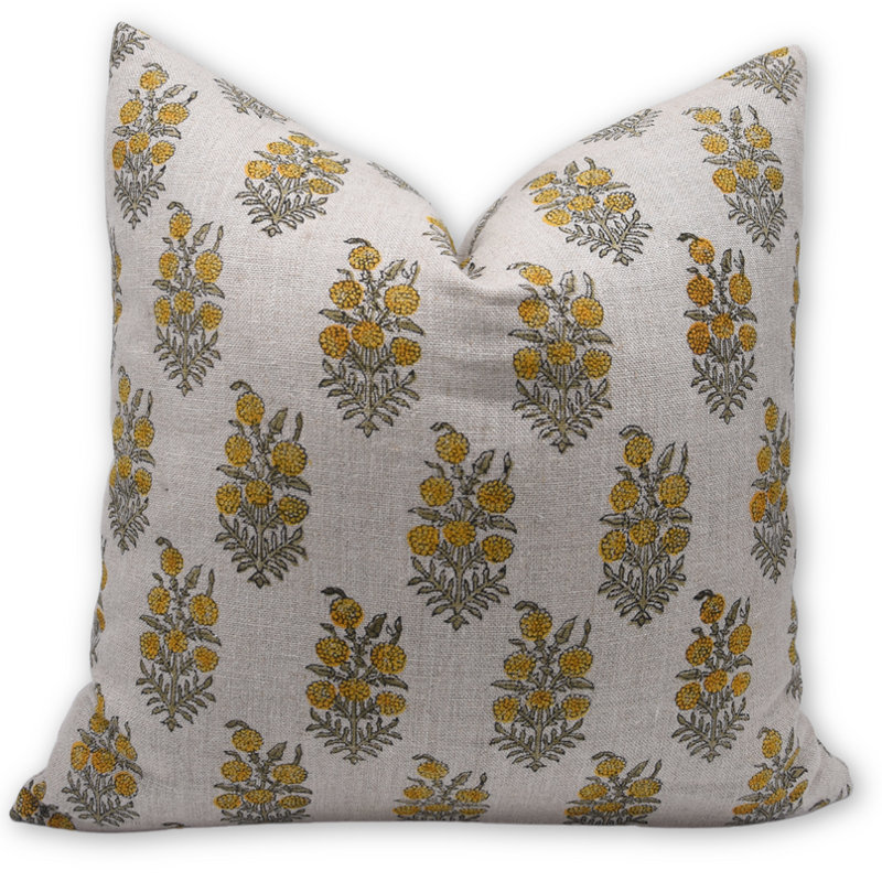 Linen Square Indoor/Outdoor Pillow Cover, 20" x 20"