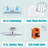 12 Inch High Pressure Rain Shower Head Combo with Extension Arm,Adjustable Handheld Dual Shower Head 1.8 GPM-107135312