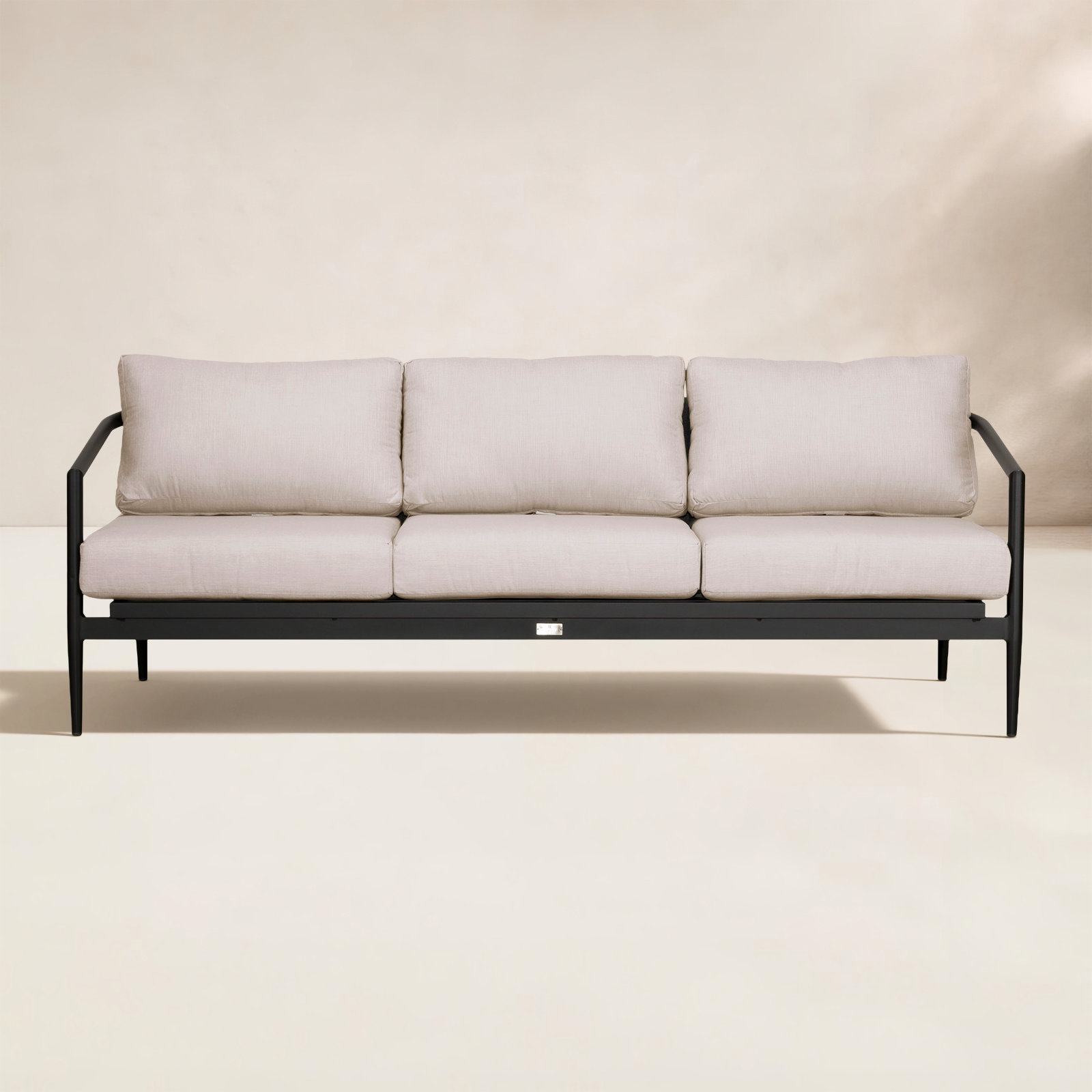 Delaine 83" Sunbrella® Patio Sofa, Cast Silver Sunbrella®, Slate