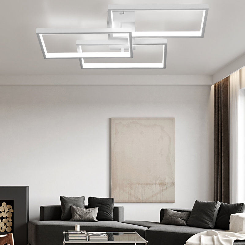 Coben LED Flush Mount, White